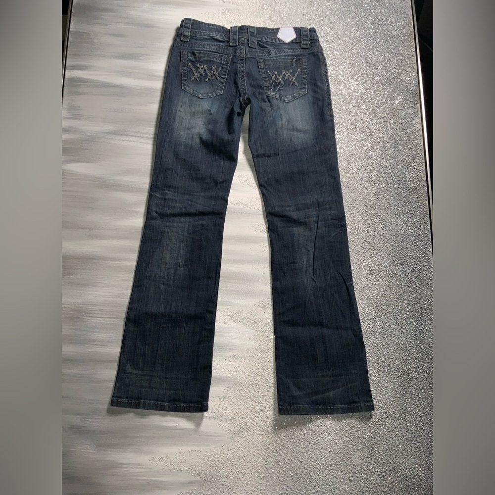 Tin Haul Dark Blue Women's Boot Cut Jeans - Picture 5 of 12
